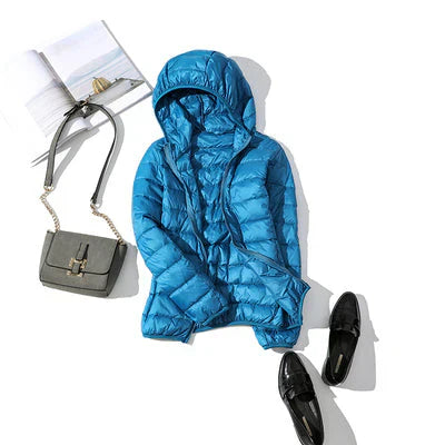  Aylin - warm fall jacket with hood -  - DYAVOR® 