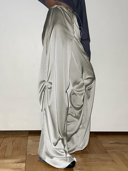  Oversized Satin Wide Leg Pants - 05/112024 1 - DYAVOR® 
