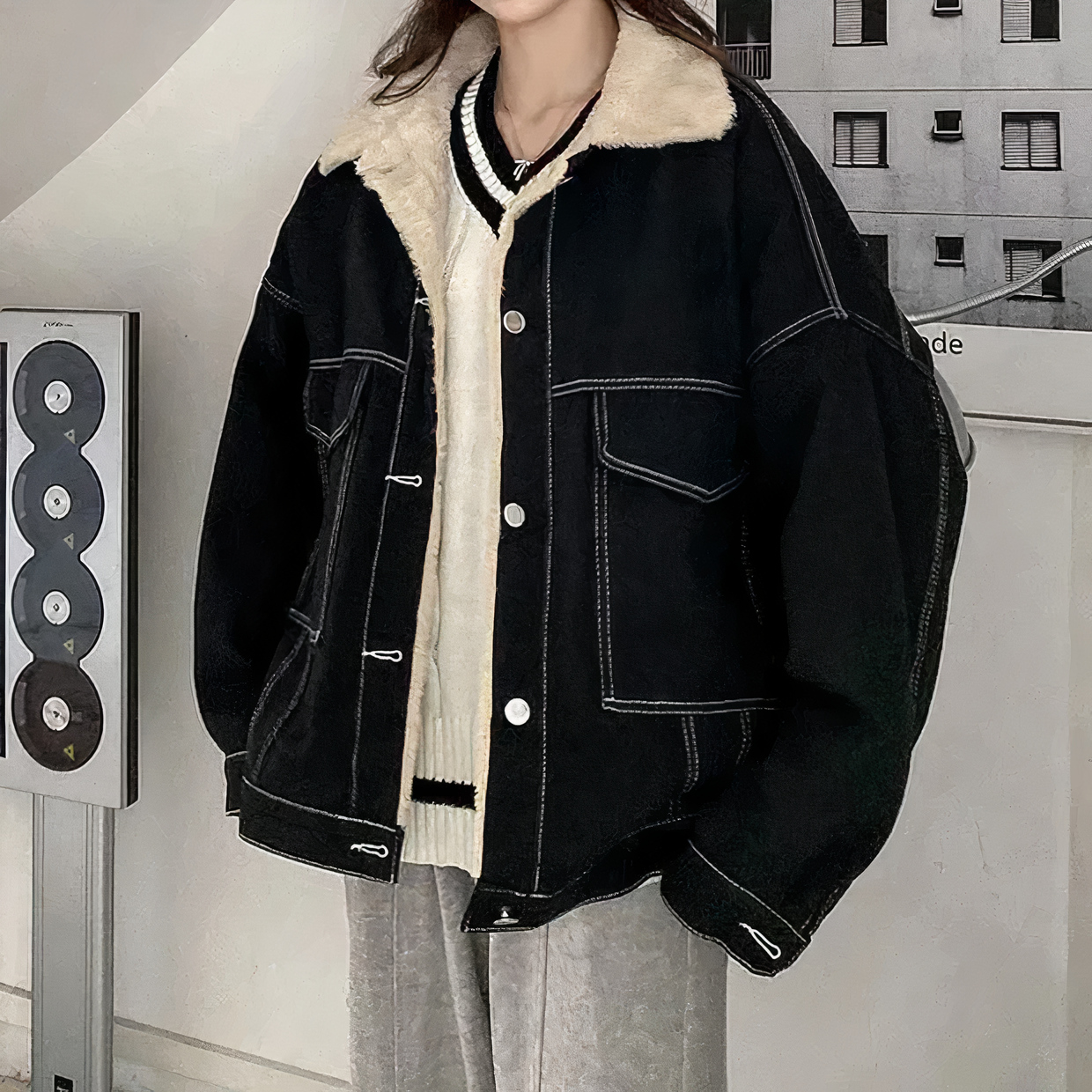  Winter fleece denim jacket - Callie - 26/102024 1 - DYAVOR® 