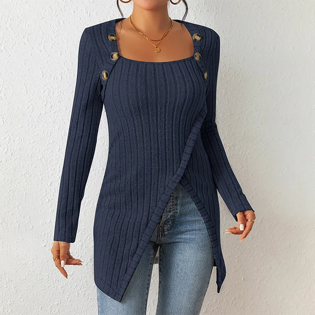  Claudia - Asymmetrical ribbed cardigan - 07/112024 3 - DYAVOR® 