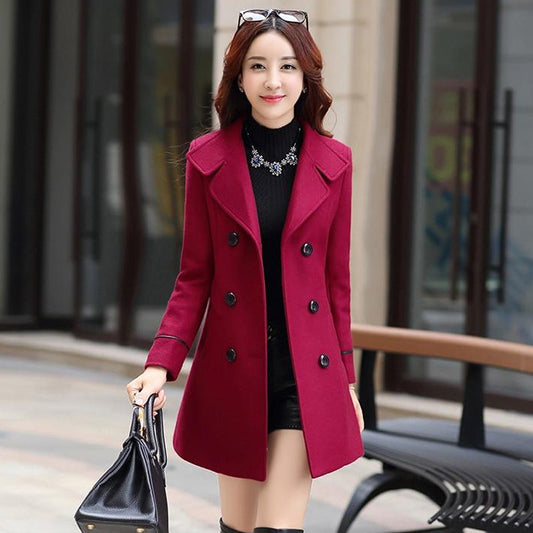  Cashmere Long Coat Slim Fit - coats - DYAVOR® 