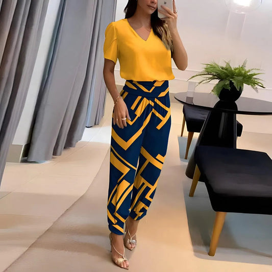  Modern Women's Outfit - Shirt and Pants Set - 05/112024 1 - DYAVOR® 