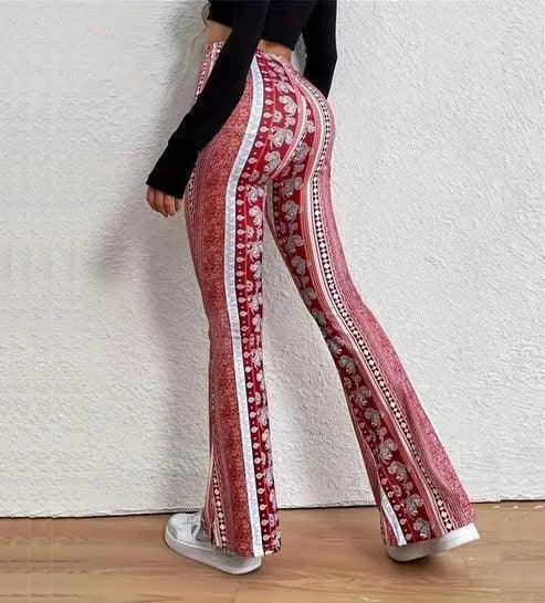  Flare Pants - Trendy Prints - Flattering Fit, Comfortable Fabric - Perfect for Everyday Use - 05/112024 1 - DYAVOR® 