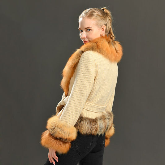  Cashmere Luxury Short Jacket - Jackets - DYAVOR® 