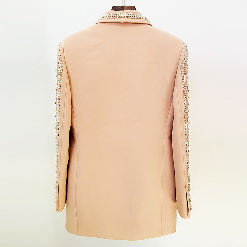  Luxury Handmade Crystal Pearl Blazer - Blazers - DYAVOR® 
