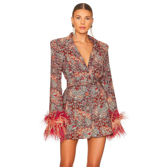 Formal Floral Short Blazers - Blazers - DYAVOR® 