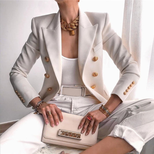  'Leosoxs' White Blazer -  - DYAVOR® 