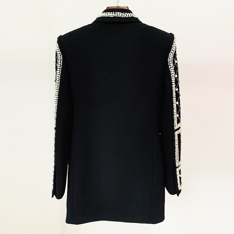  Luxury Handmade Crystal Pearl Blazer - Blazers - DYAVOR® 