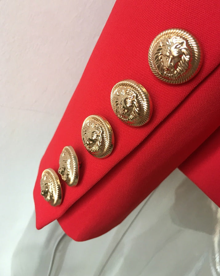  'Leosoxs' Red Blazer -  - DYAVOR® 