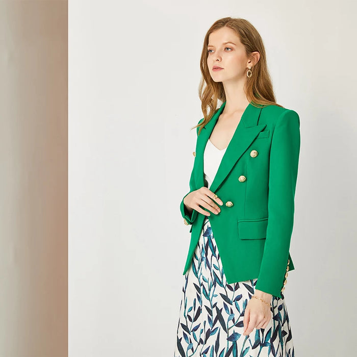 'Leosoxs' Green & Yellow Blazer -  - DYAVOR® 