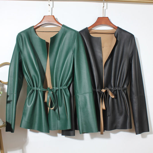  Genuine Leather Jacket Streetwear - Coats & Jackets - DYAVOR® 
