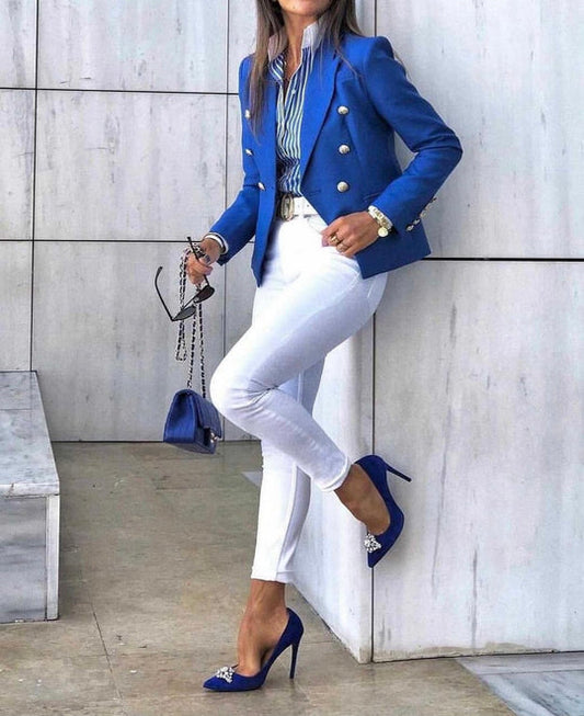  'Leosoxs' Blue Blazer -  - DYAVOR® 