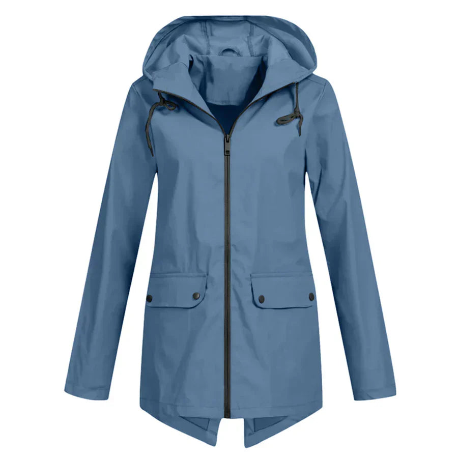  Tamara - waterproof coat with zipper for women -  - DYAVOR® 