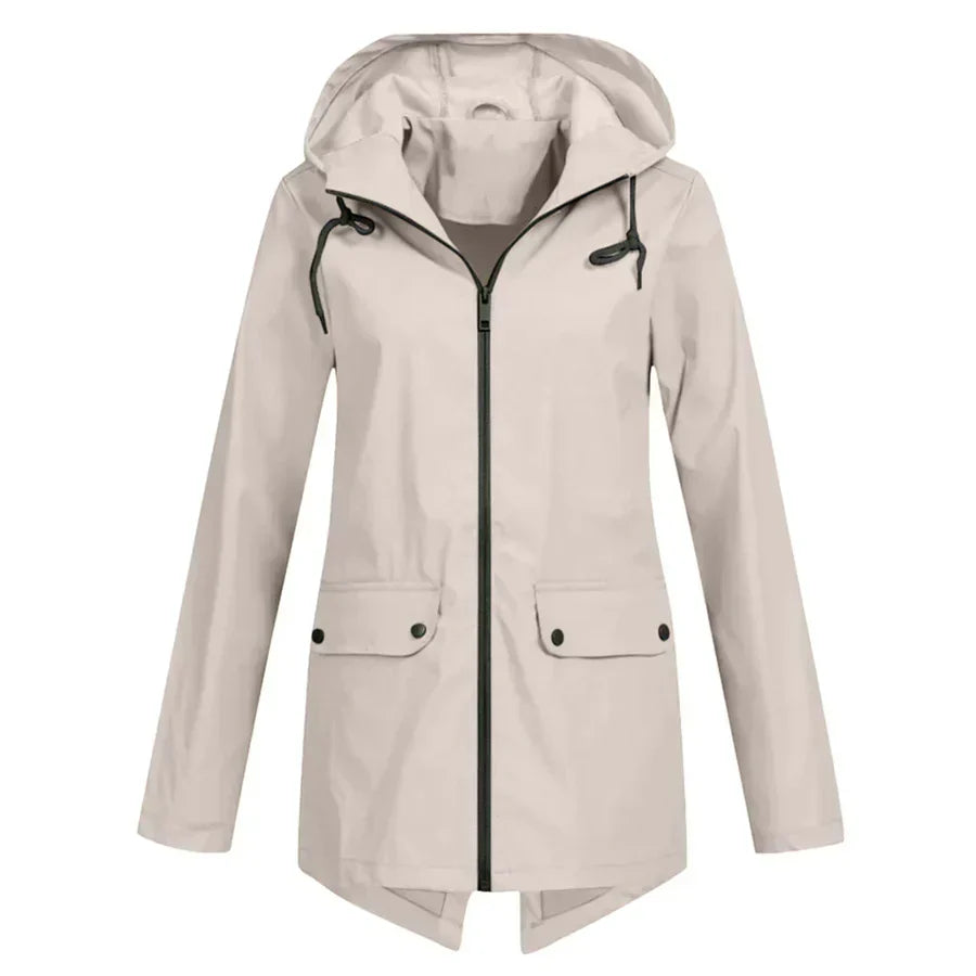  Tamara - waterproof coat with zipper for women -  - DYAVOR® 