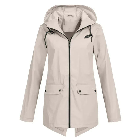  Tamara - waterproof coat with zipper for women -  - DYAVOR® 