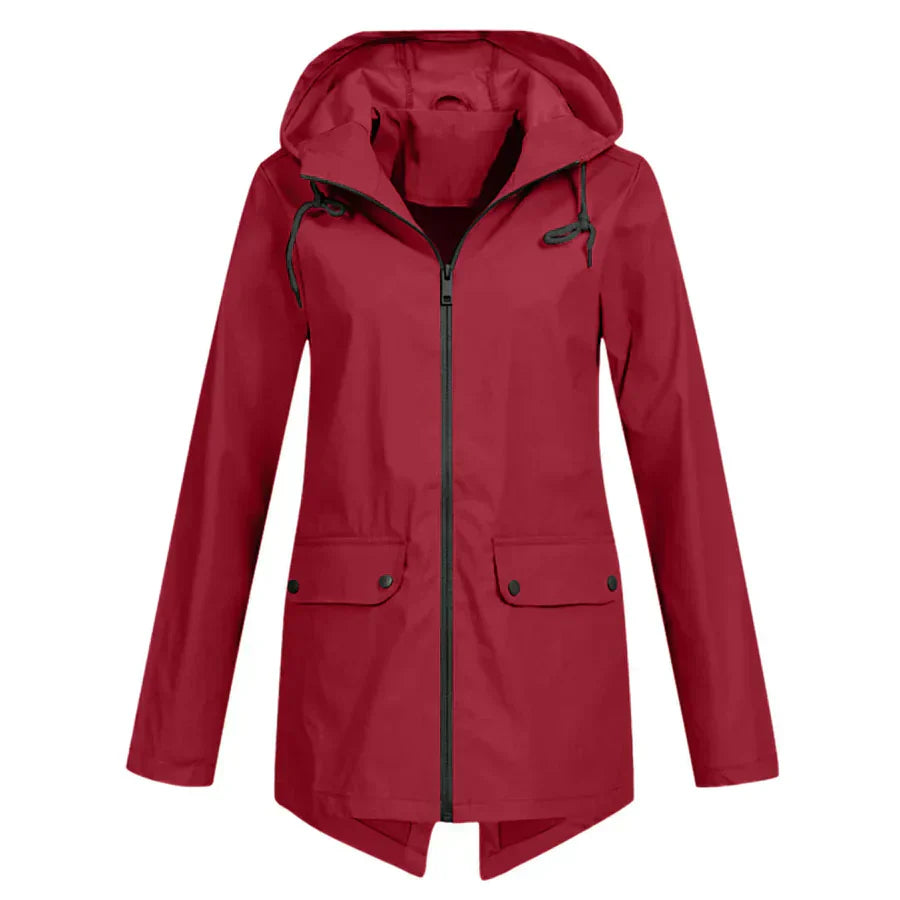  Tamara - waterproof coat with zipper for women -  - DYAVOR® 