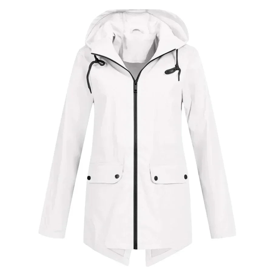  Tamara - waterproof coat with zipper for women -  - DYAVOR® 