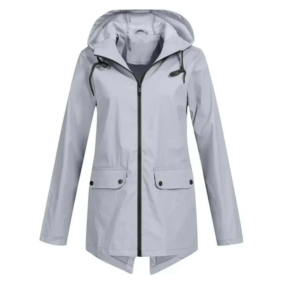  Tamara - waterproof coat with zipper for women -  - DYAVOR® 