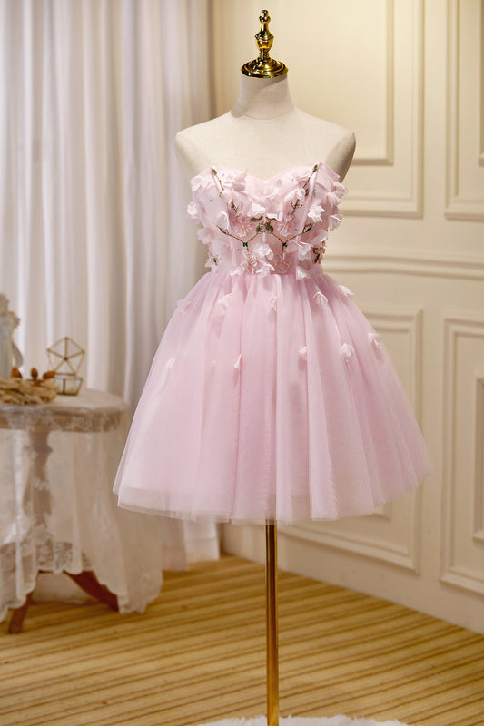  Wisteria |A-line Tulle Short Homecoming Dress - Homecoming Dress - DYAVOR® 