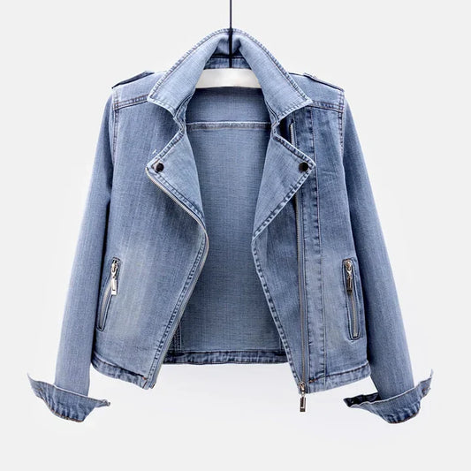  Loren - casual denim jacket for women -  - DYAVOR® 