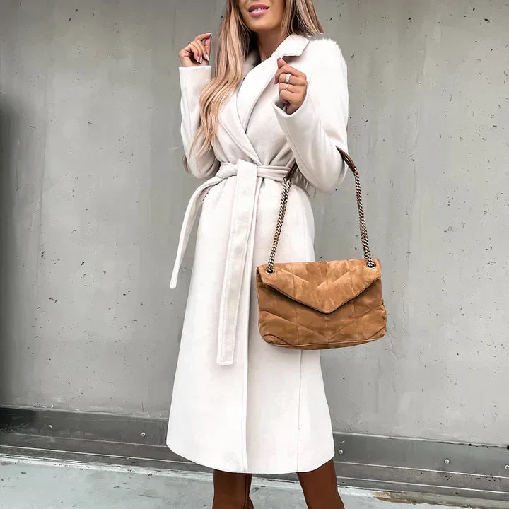  Taura - wool blend trench coat for women -  - DYAVOR® 