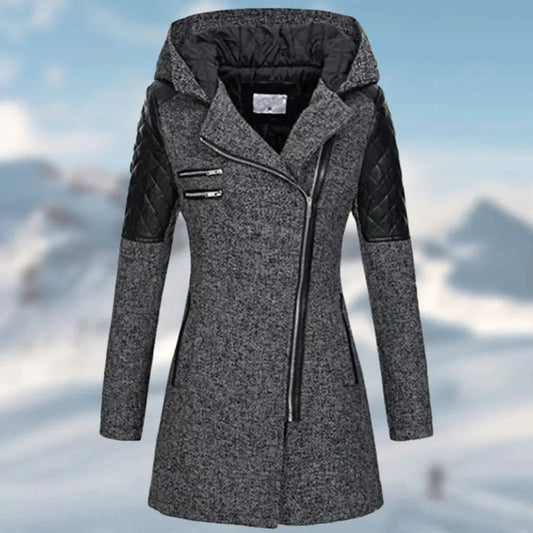  Long winter coat with hood - Aila - 26/102024 1 - DYAVOR® 