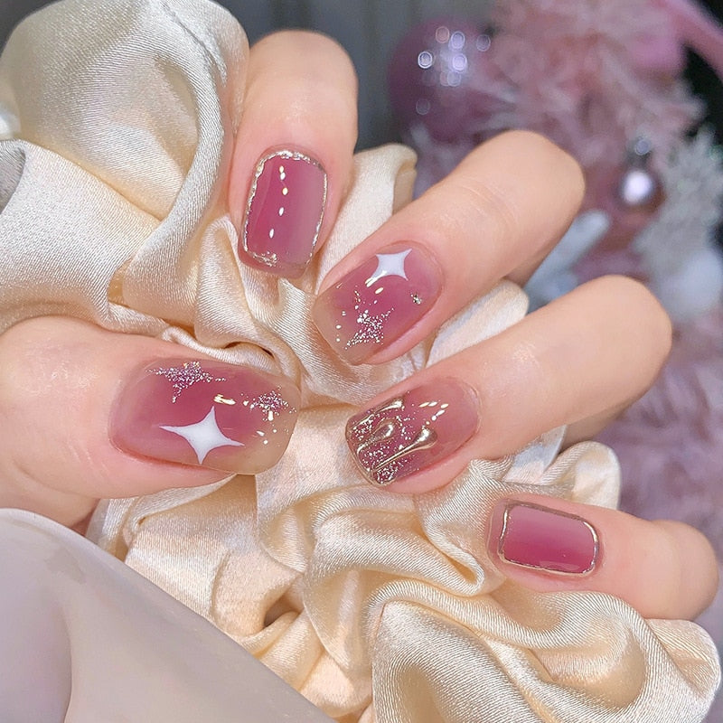 Coquette Gradient Press On Nails
