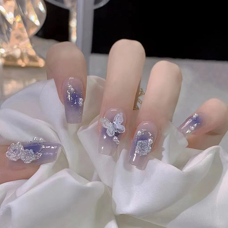  Ballerina Press On Nails -  - DYAVOR® 