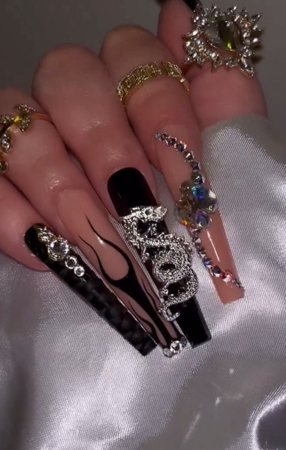  Baddie Press On Nails -  - DYAVOR® 