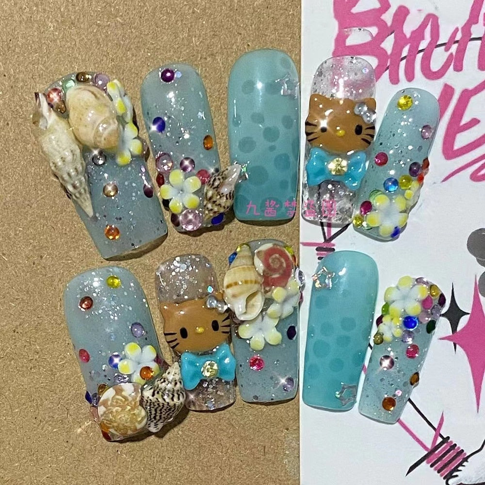  Hello Kitty Press On Nails -  - DYAVOR® 