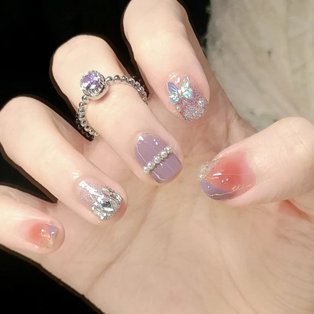  Coquette Gradient Press On Nails -  - DYAVOR® 