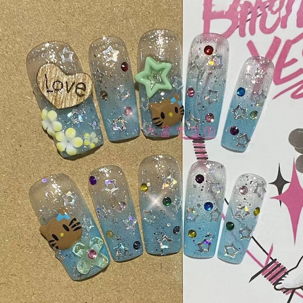  Hello Kitty Press On Nails -  - DYAVOR® 