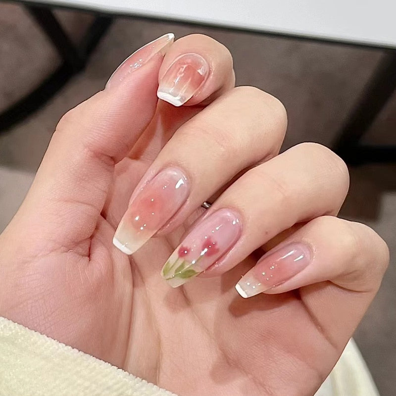  Clear Sparkly Press On Nails -  - DYAVOR® 