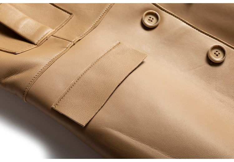 Genuine Leather Sleeveless Jacket - Jacket - DYAVOR® 