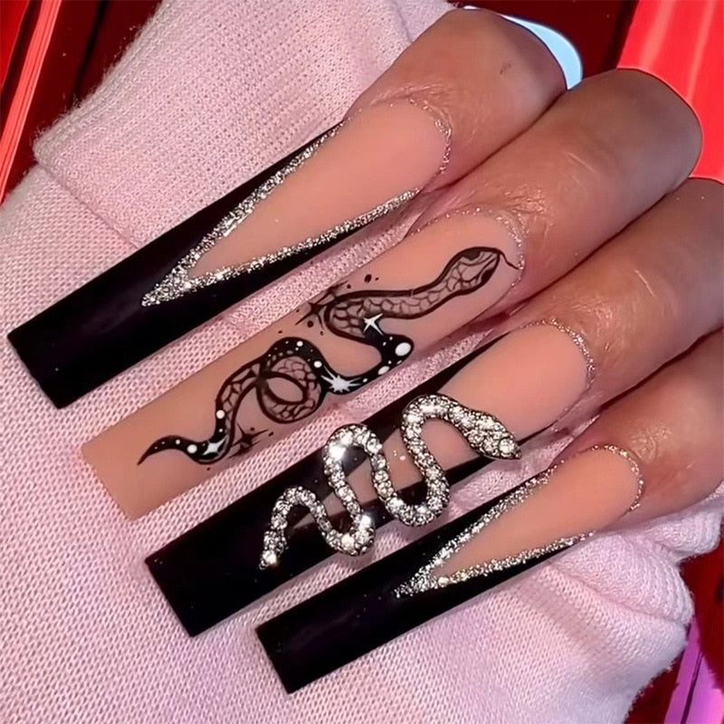  Baddie Press On Nails -  - DYAVOR® 