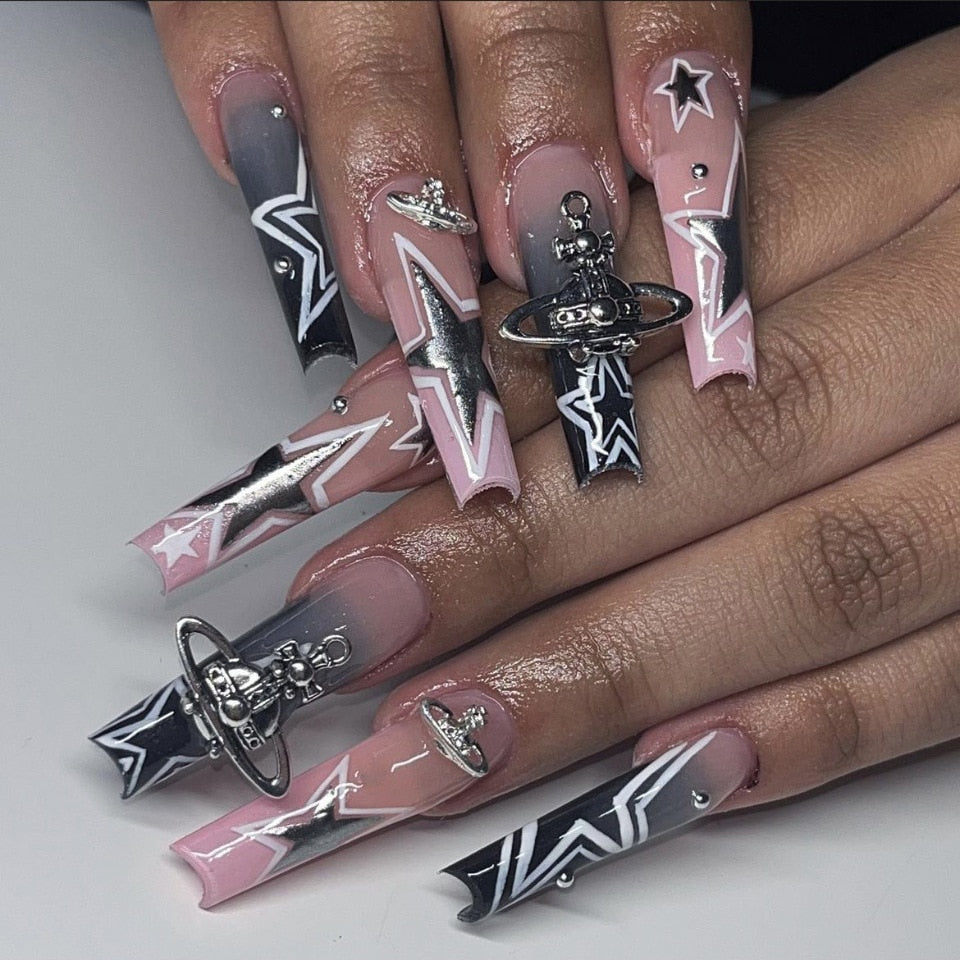  Baddie Press On Nails -  - DYAVOR® 