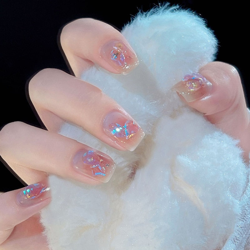 Coquette Gradient Press On Nails