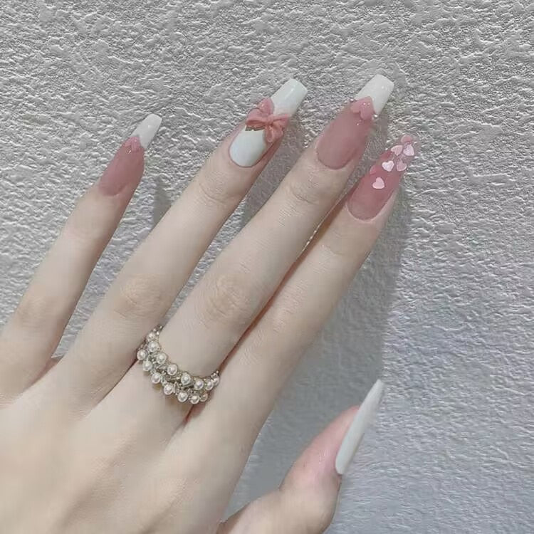 Coquette Gradient Press On Nails