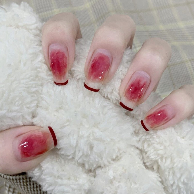  Coquette Gradient Press On Nails -  - DYAVOR® 