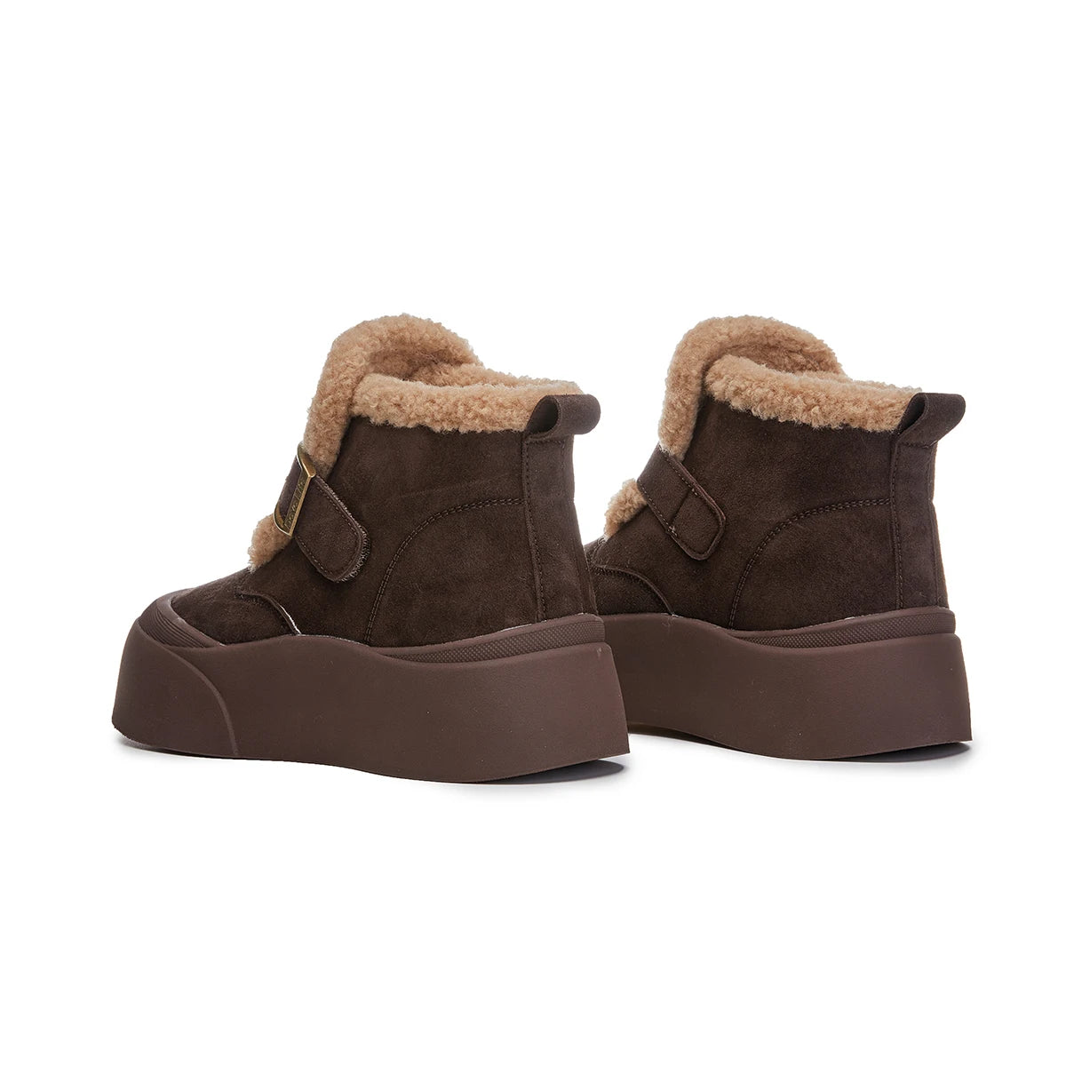 Leather Snow Boots For Women – Warm Fleece Winter Booties 2025