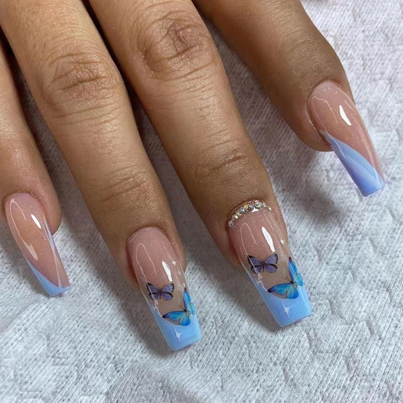  Baddie Press On Nails -  - DYAVOR® 