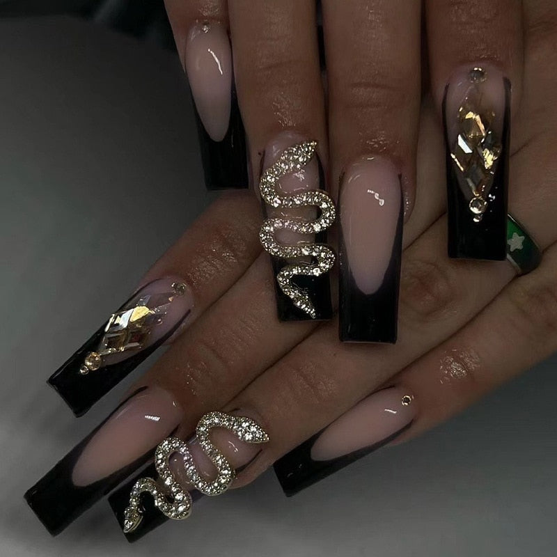  Baddie Press On Nails -  - DYAVOR® 