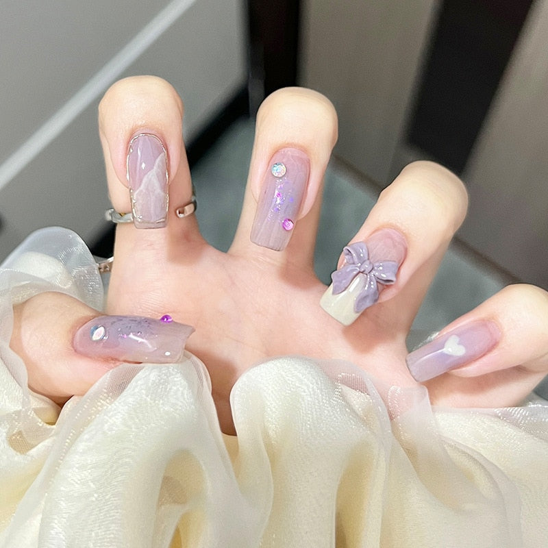  Ballerina Press On Nails -  - DYAVOR® 