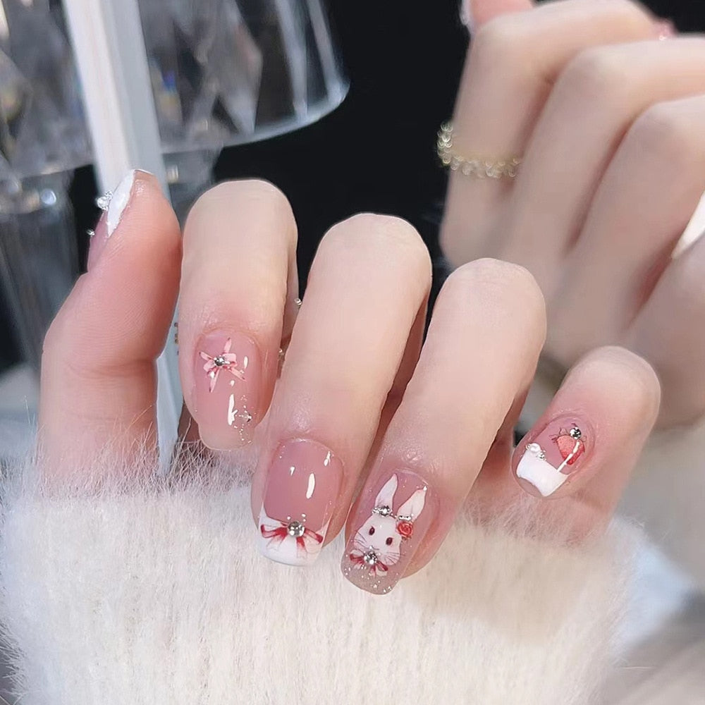 Coquette Gradient Press On Nails