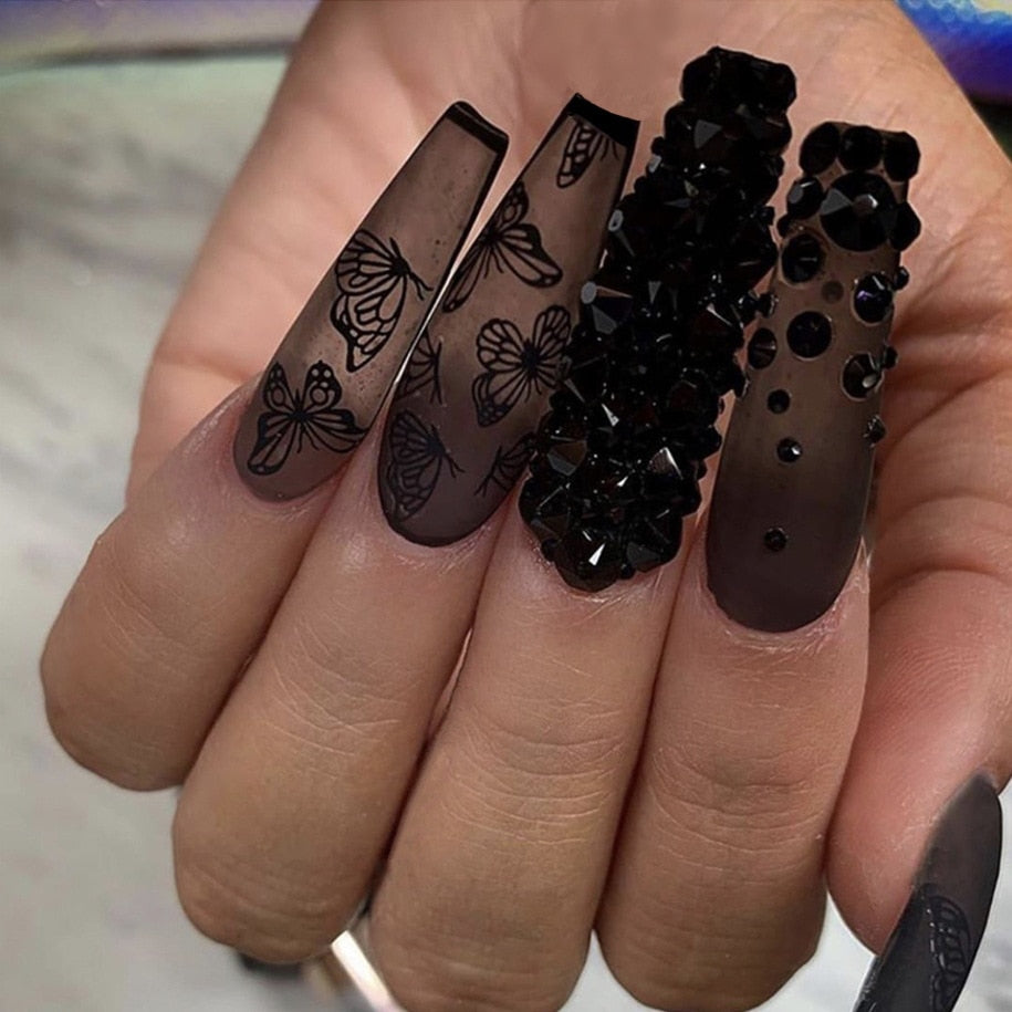  Baddie Press On Nails -  - DYAVOR® 