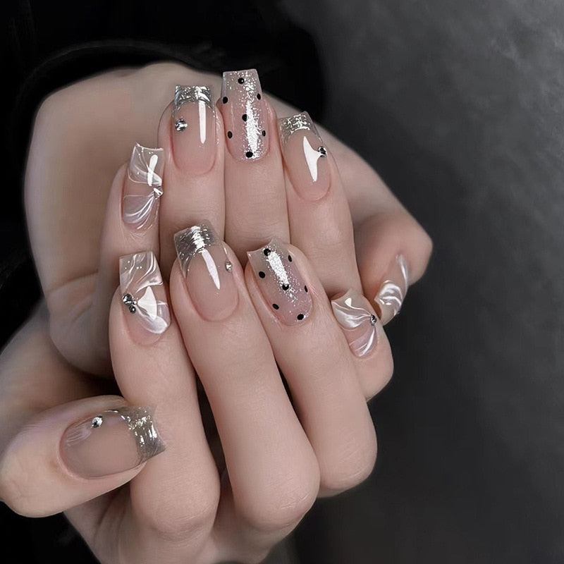  Ballerina Press On Nails -  - DYAVOR® 