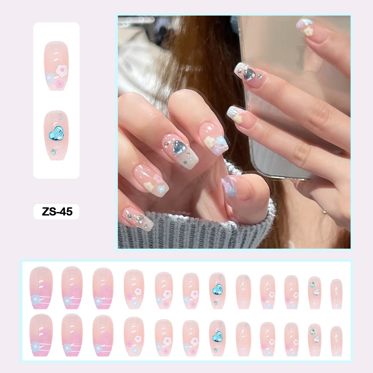  Coquette Press On Nails -  - DYAVOR® 