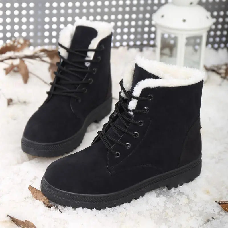 Snow Boots Thick-Soled Women Winter Warm Casual