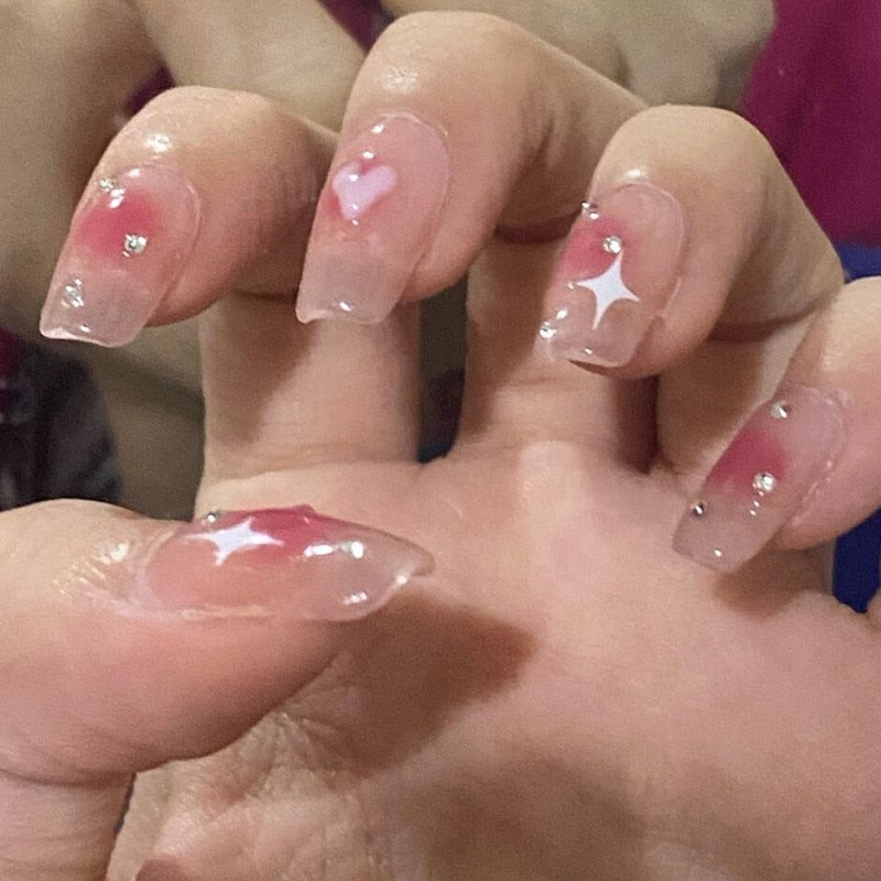 Coquette Gradient Press On Nails