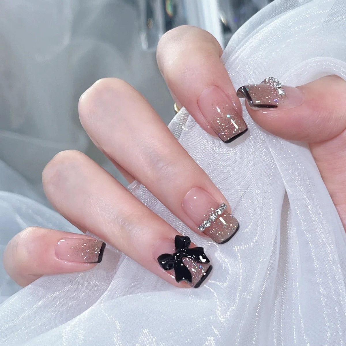 Coquette Gradient Press On Nails